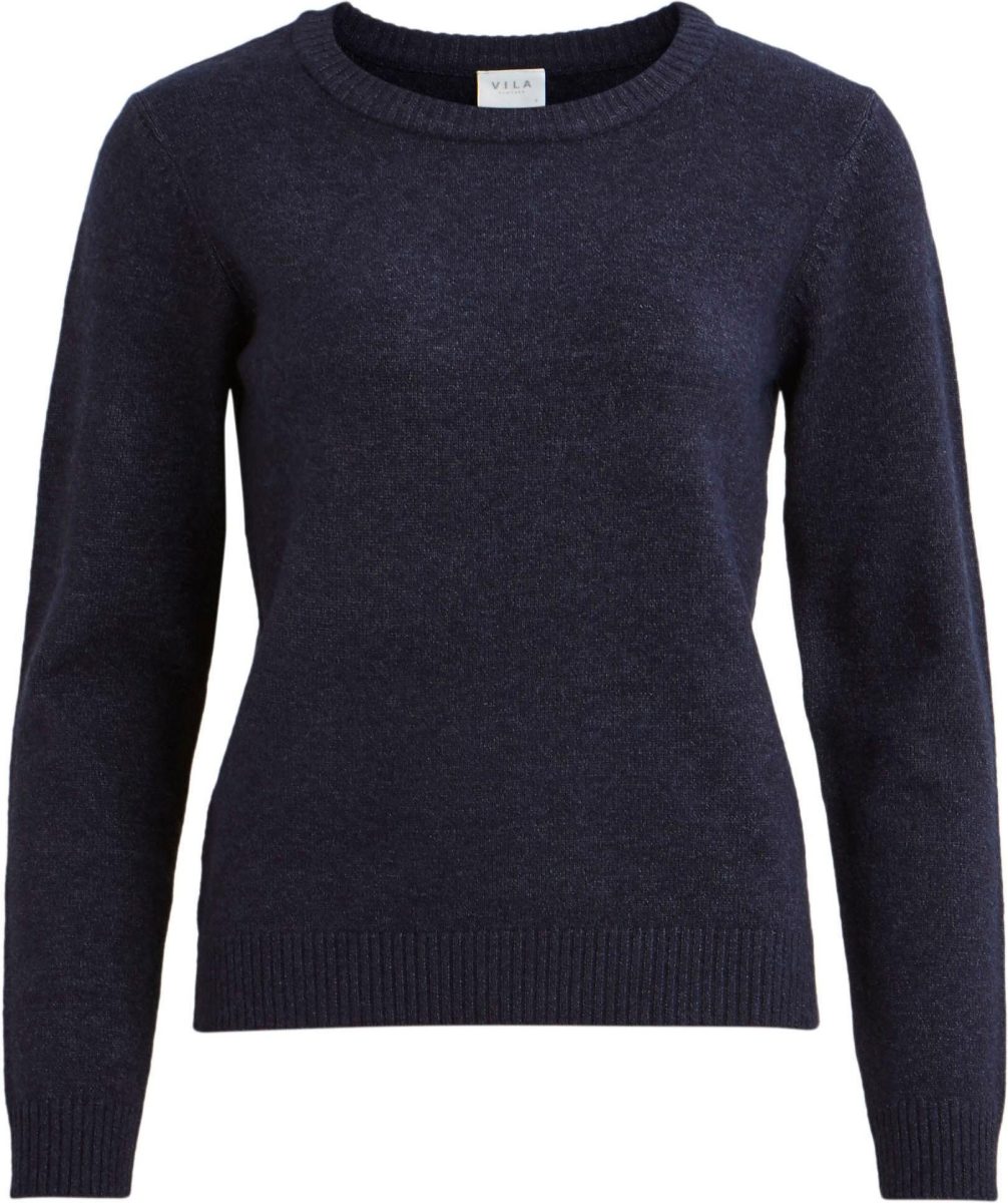 VILA Trui met ronde hals VIRIL-OPULLI Tricot met fijne breitechnische details