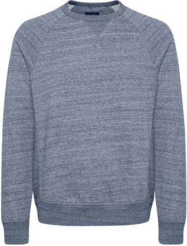 Blend gemêleerde sweater blauw