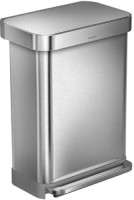 Simplehuman Liner Pocket pedaalemmer - 55 L - RVS