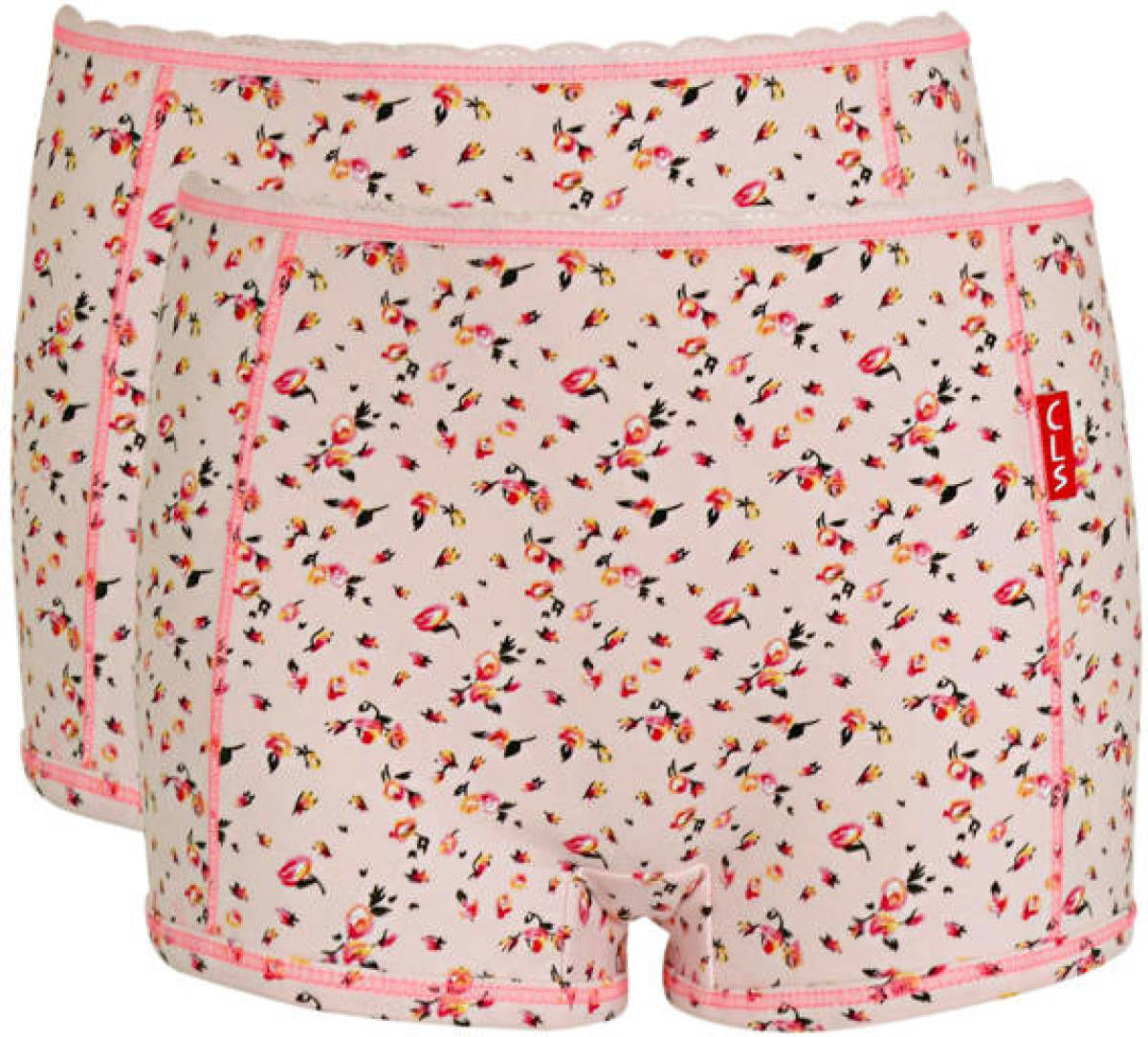 Claesen's gebloemde boxer - set van 2 roze