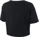 Nike cropped T-shirt zwart