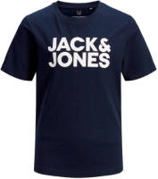 Jack & Jones JUNIOR T-shirt Corp met logo donkerblauw