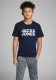 Jack & Jones JUNIOR T-shirt Corp met logo donkerblauw