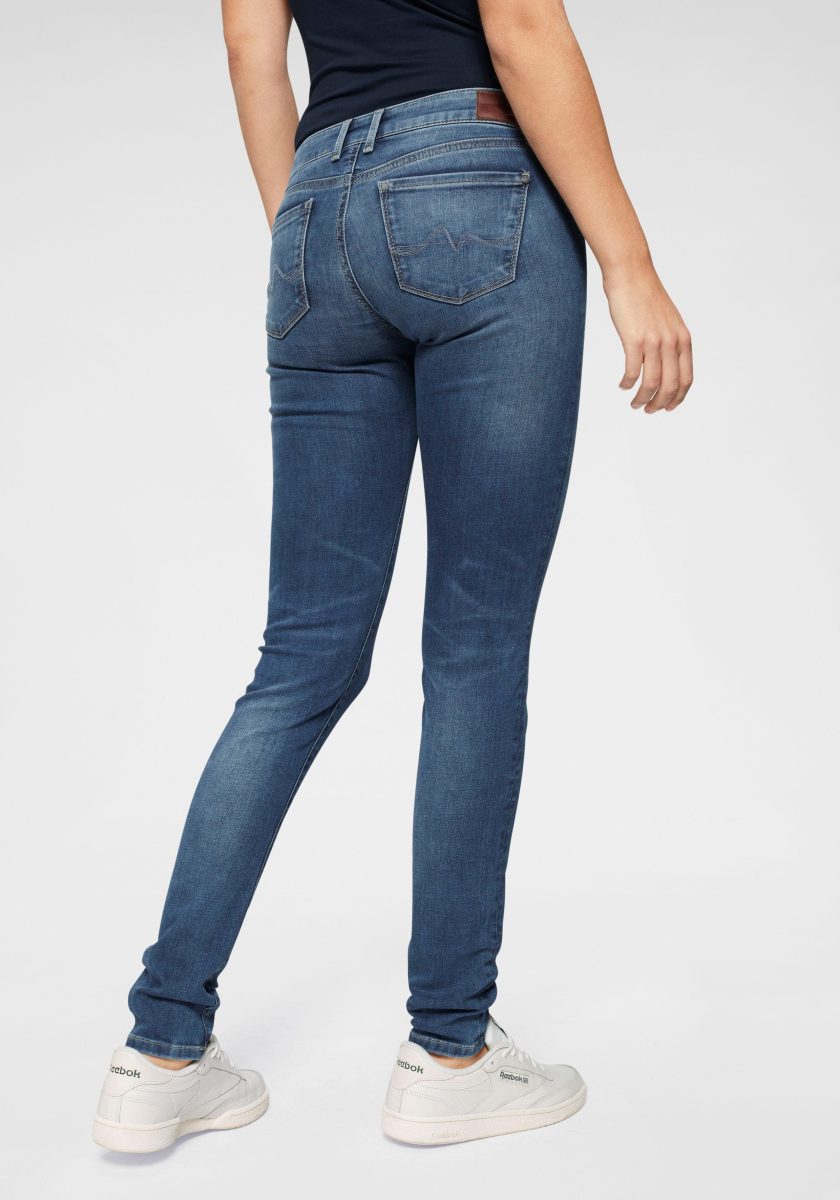 Pepe Jeans Skinny fit jeans SOHO in 5-pocketsstijl met 1-knoop en stretchaandeel