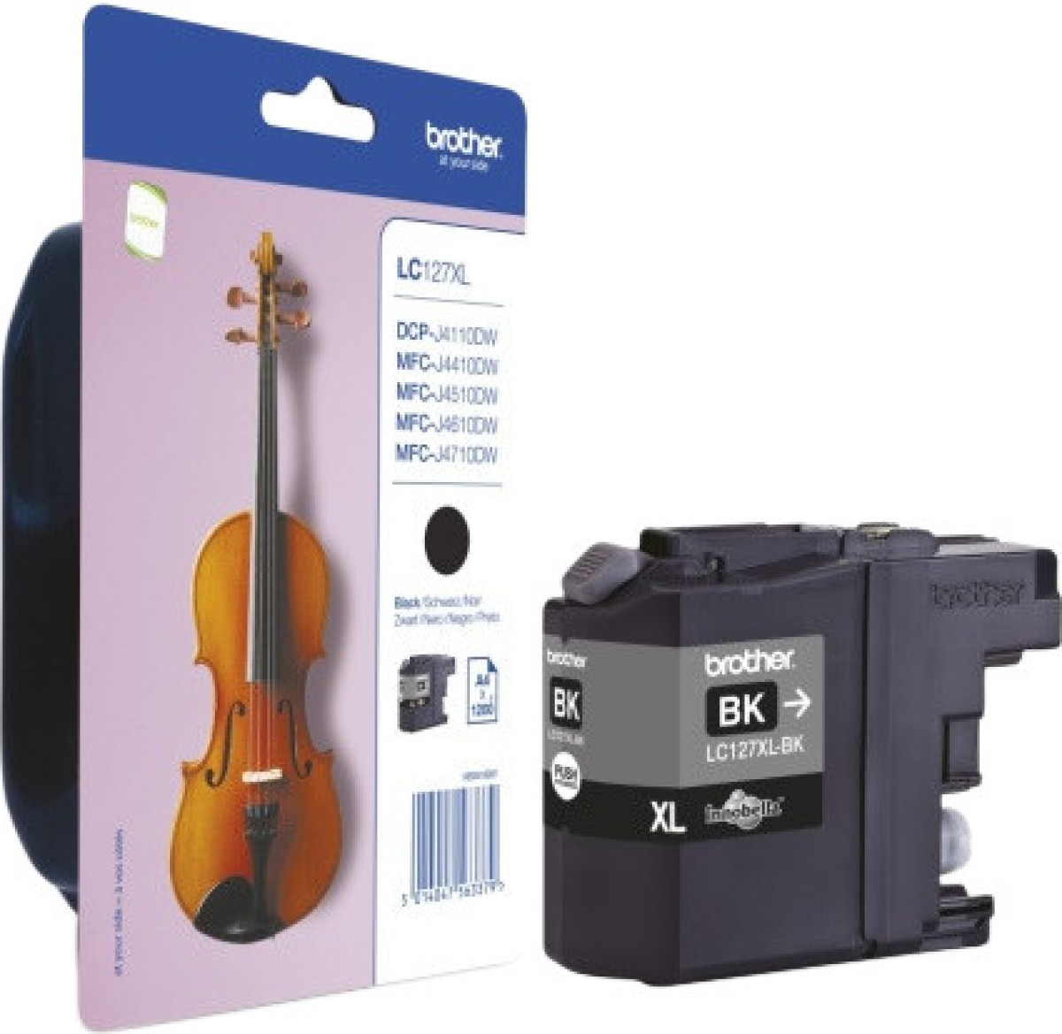 Brother LC-127XLBK Black (zwart)