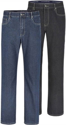 Jan Vanderstorm loos fit jeans Plus Size Soa (set van 2)