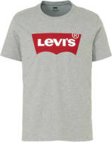 Levi's T-shirt met logo grijs melange
