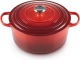 Le Creuset Ronde Stoof-/Braadpan 24 cm Kersenrood