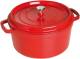 Staub Ronde Stoof-/Braadpan 28 cm Kers