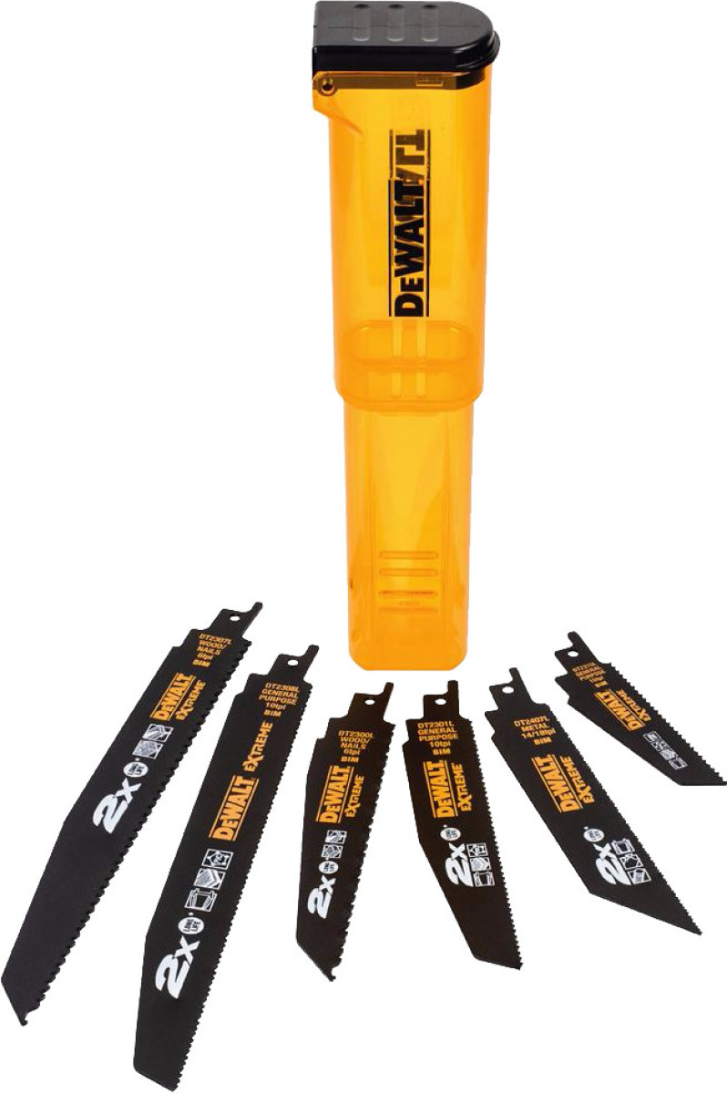 DeWalt Reciprozaagbladenset BiM (6x)