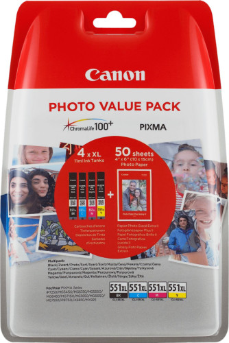 Canon CLI-551XL Multipack (6443B006)