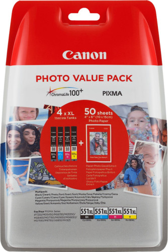 Canon CLI-551XL Multipack (6443B006)
