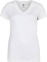 WE Fashion basic T-shirt met biologisch katoen wit