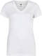 WE Fashion basic T-shirt met biologisch katoen wit