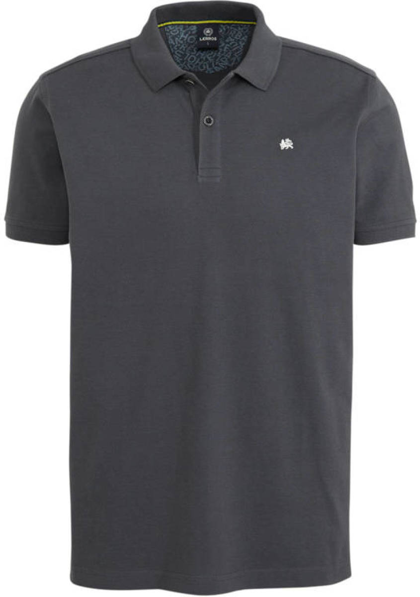 LERROS regular fit polo rock grey