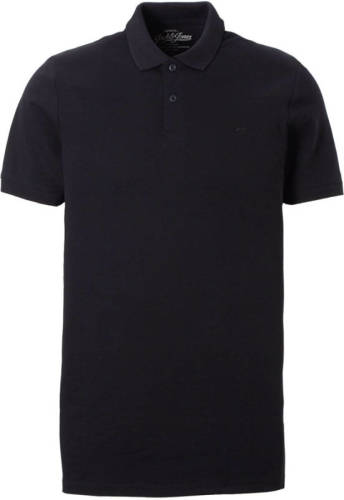 Jack & Jones ESSENTIALS Basic slim fit polo zwart
