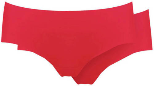 MAGIC Bodyfashion naadloze hipster Dream Invisibles (set van 2) rood