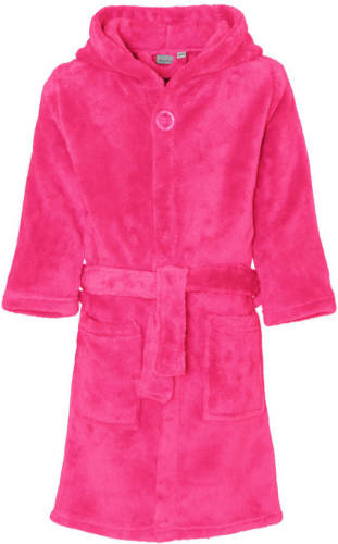 Playshoes fleece badjas fuchsia