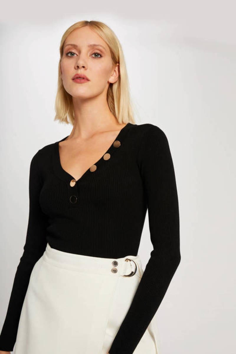 Morgan longsleeve zwart