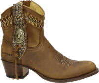 Sendra 14095 Debora nubuck cowboylaarzen cognac