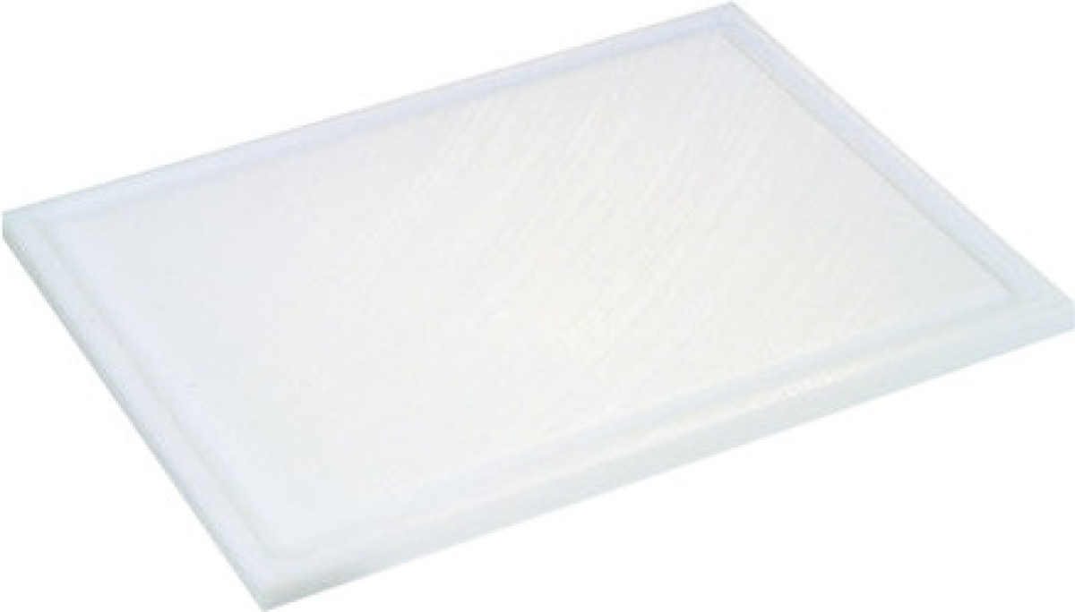 Inno Cuisinno Horeca Snijplank met ril 32,5 cm Wit