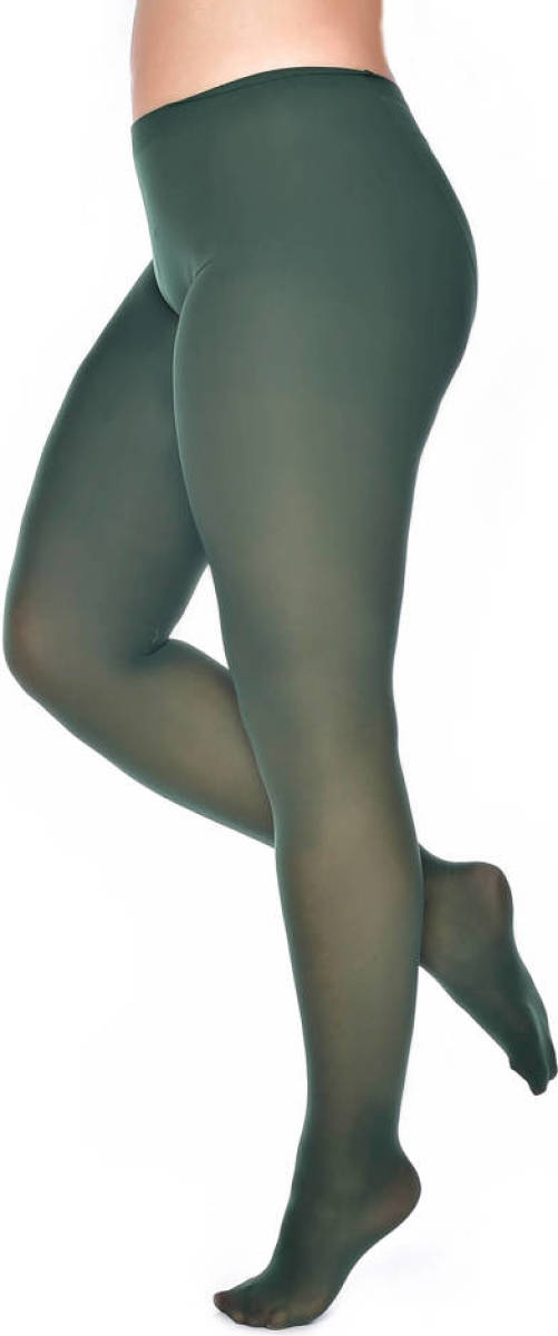 Pamela Mann super curvy + size panty 50 denier groen