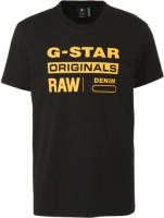 G-star Raw T-shirt met logo zwart