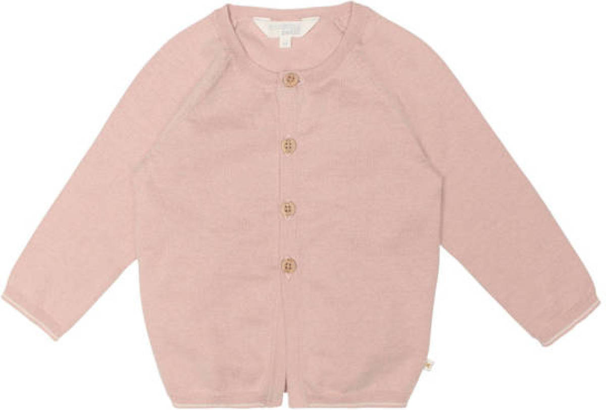 Moodstreet Petit baby gemêleerd vest Robin lichtroze