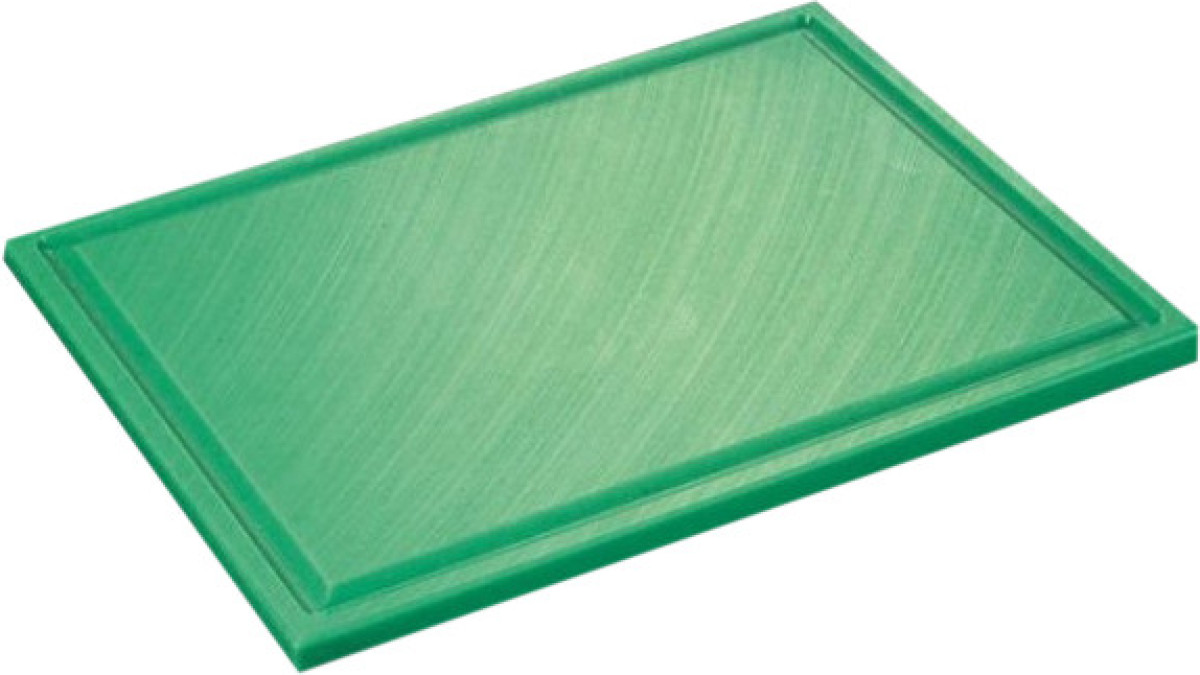 Inno Cuisinno Horeca Snijplank met ril 32,5 cm Groen