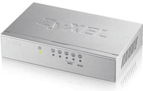 Zyxel externe 5 poorts Gigabit switch zilver switch
