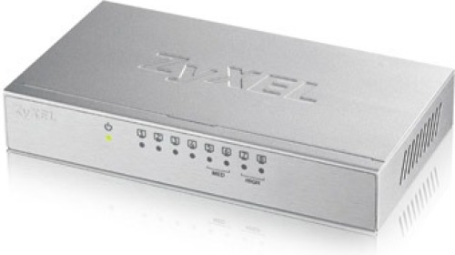 Zyxel externe 8 poorts Gigabit switch zilver switch