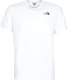 The North Face T-shirt Redbox wit/rood