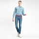 Levi's regular fit overhemd lichtblauw