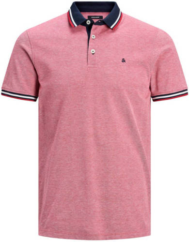 Jack & Jones ESSENTIALS slim fit polo roze