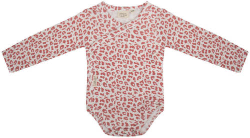 Little Indians newborn baby romper lange mouwen - Leopard