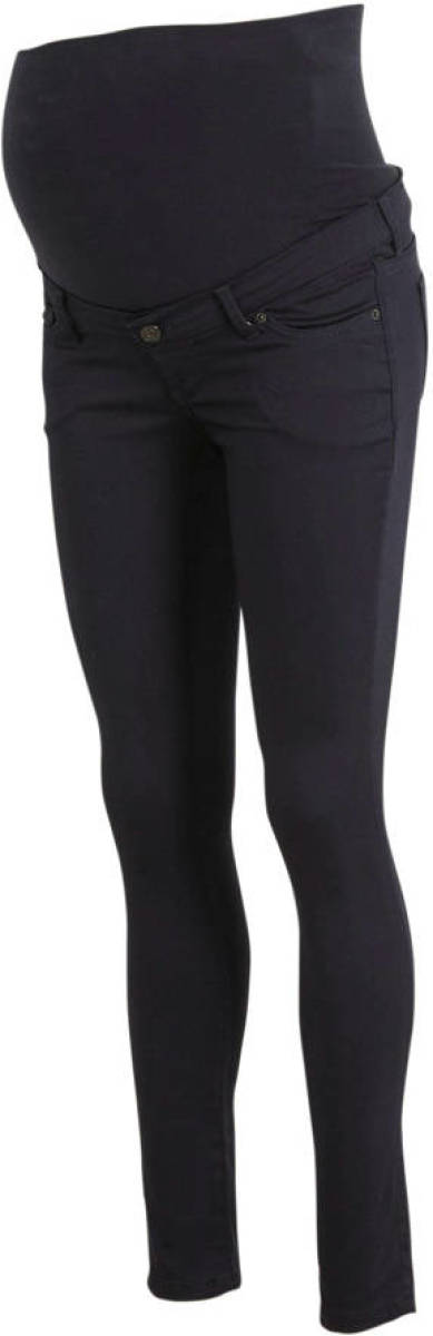 Noppies low waist super skinny zwangerschapsjeans Romy donkerblauw