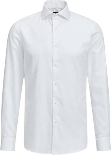 WE Fashion slim fit overhemd wit