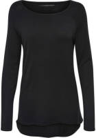 Only longsleeve Mila zwart