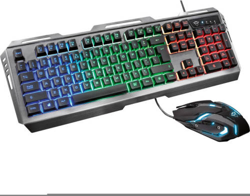 Trust GXT 845 Tural Gaming Combo - Keyboard met Muis toetsenbord