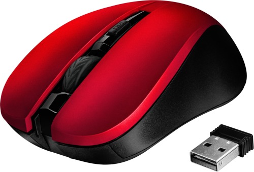 Trust MYDO SILENT WIRELESS MOUSE RED muis