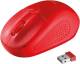 Trust Primo Wireless Mouse - red muis