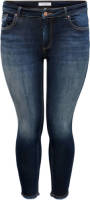 ONLY CARMAKOMA skinny jeans donkerblauw
