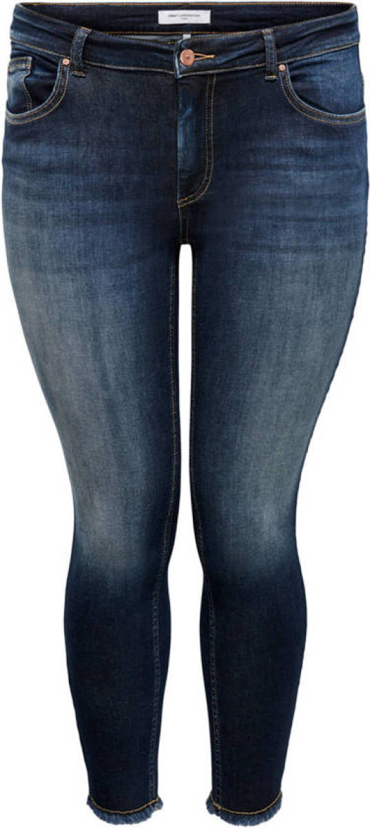 ONLY CARMAKOMA skinny jeans donkerblauw