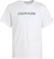 CALVIN KLEIN JEANS T-shirt van biologisch katoen wit