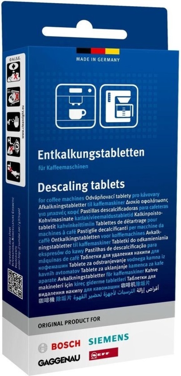 Bosch ontkalkingstableten TZ80002 koffie accessoire