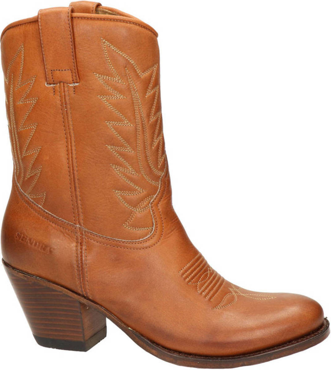 Sendra 13142 Laly leren cowboylaarzen cognac