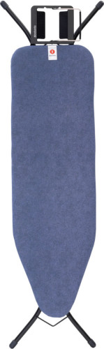 Brabantia Strijkplank B 124 x 38 cm Denim Blue met strijkijzerhouder