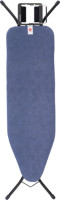 Brabantia Strijkplank B 124 x 38 cm Denim Blue met strijkijzerhouder