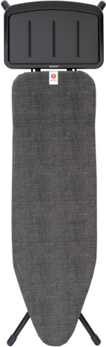 Brabantia Strijkplank 124 x 38 cm Denim Black met solide stoomunithouder