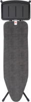 Brabantia Strijkplank 124 x 38 cm Denim Black met solide stoomunithouder